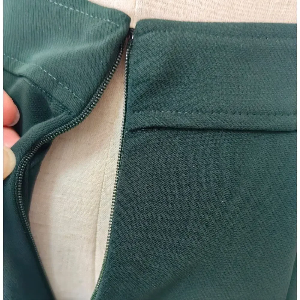 NWOT Reiss Dark Green Dion cutout wide leg Jumpsuit US 6 - Picture 13 of 16